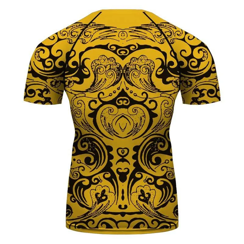 Hufflepuff Harry Potter Long Sleeve Jiu Jitsu Tee Top