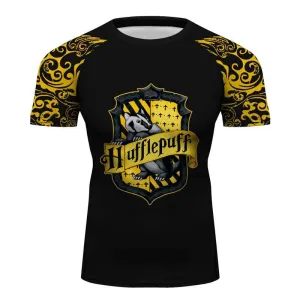 Hufflepuff Harry Potter Short Sleeve Jiu Jitsu Tee Top