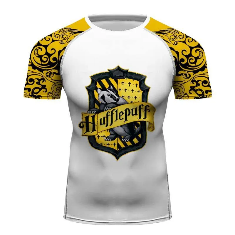 Hufflepuff Harry Potter Short Sleeve Jiu Jitsu Tee Top