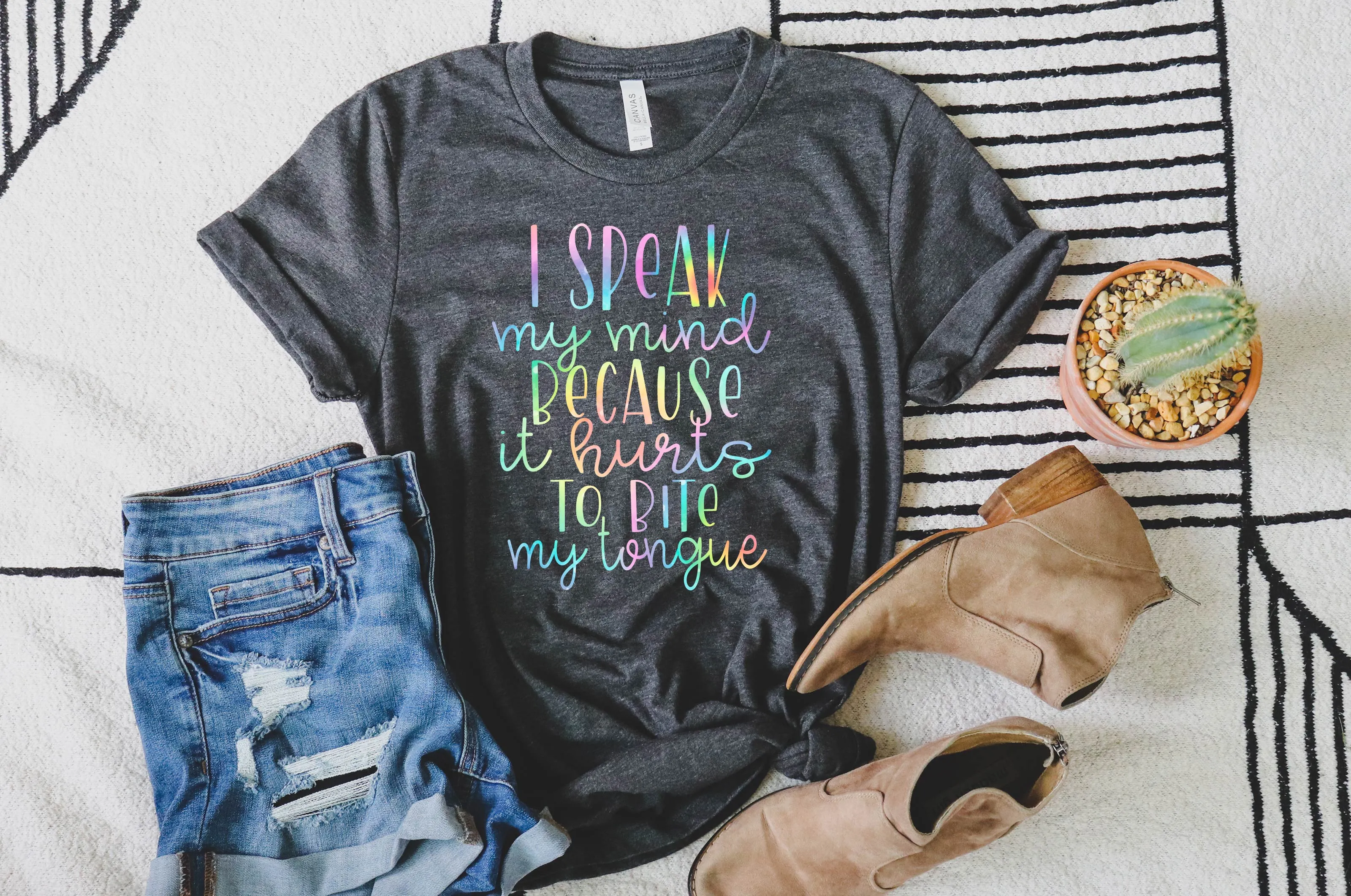 I Speak My Mind Shirt | Unisex Crew