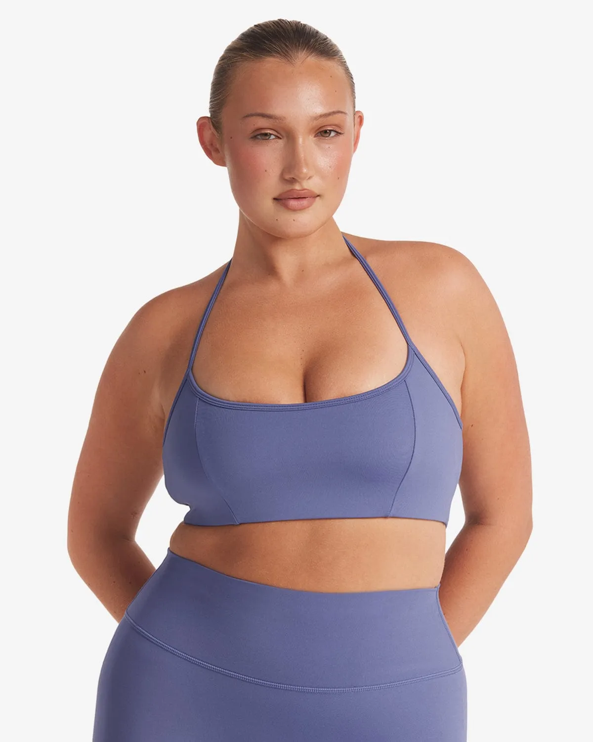 IM Serenity Contour Halter Crop | Steel