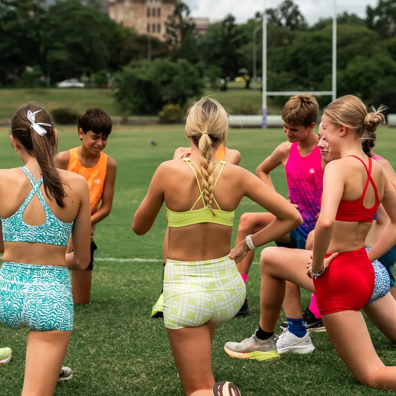 IMPI High Waisted Running Short - Lemon Squares