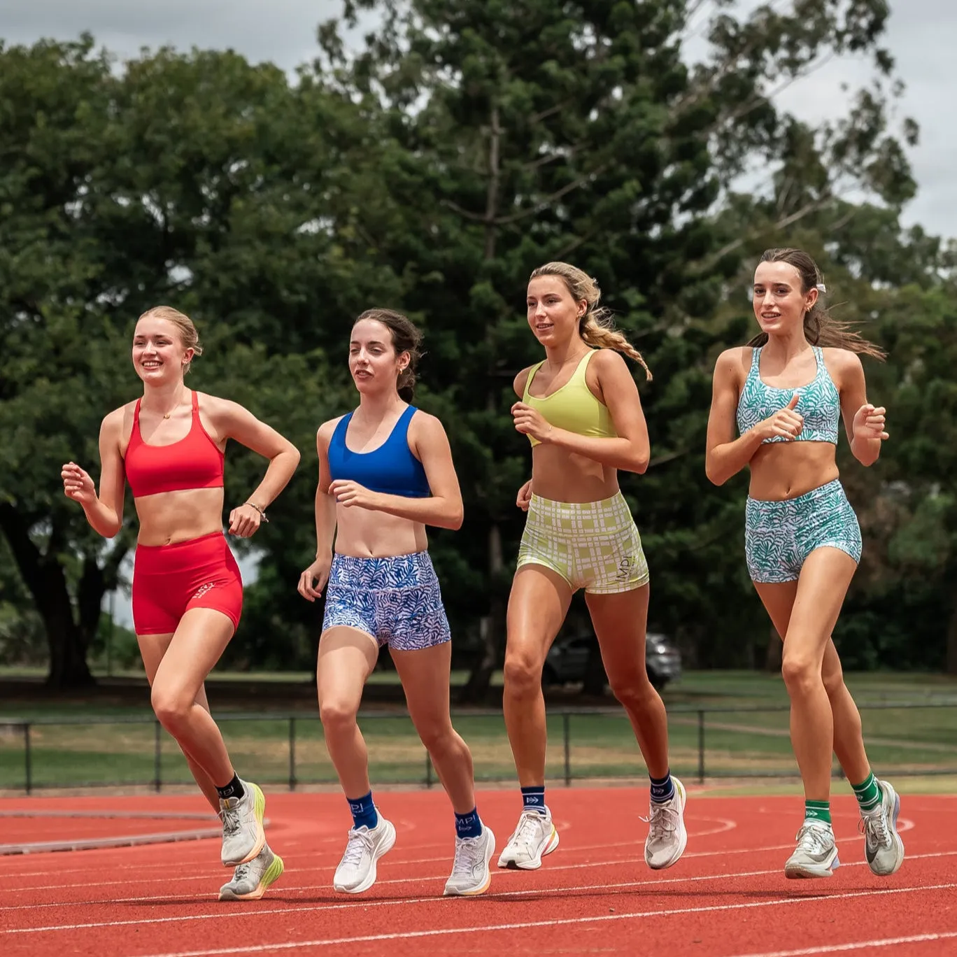 IMPI High Waisted Running Short - Lemon Squares
