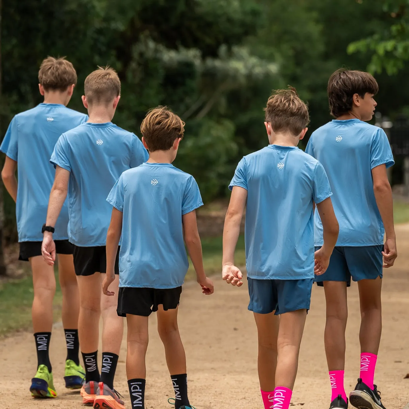 IMPI Unisex Running Tee - Powder Blue