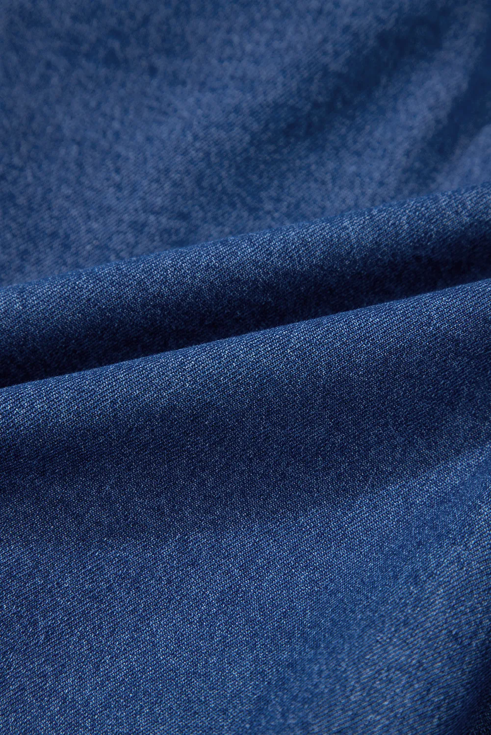 Indigo Flare Denim Top