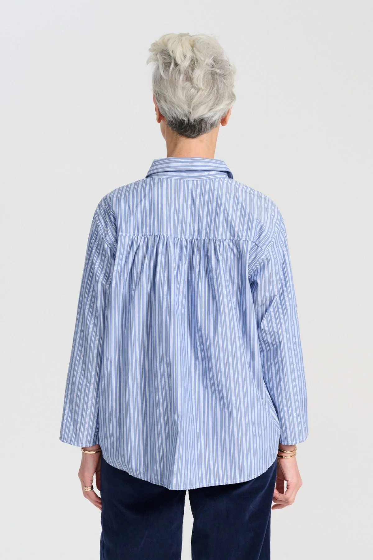 Indra Shirt Ice in Cotton/Tencel