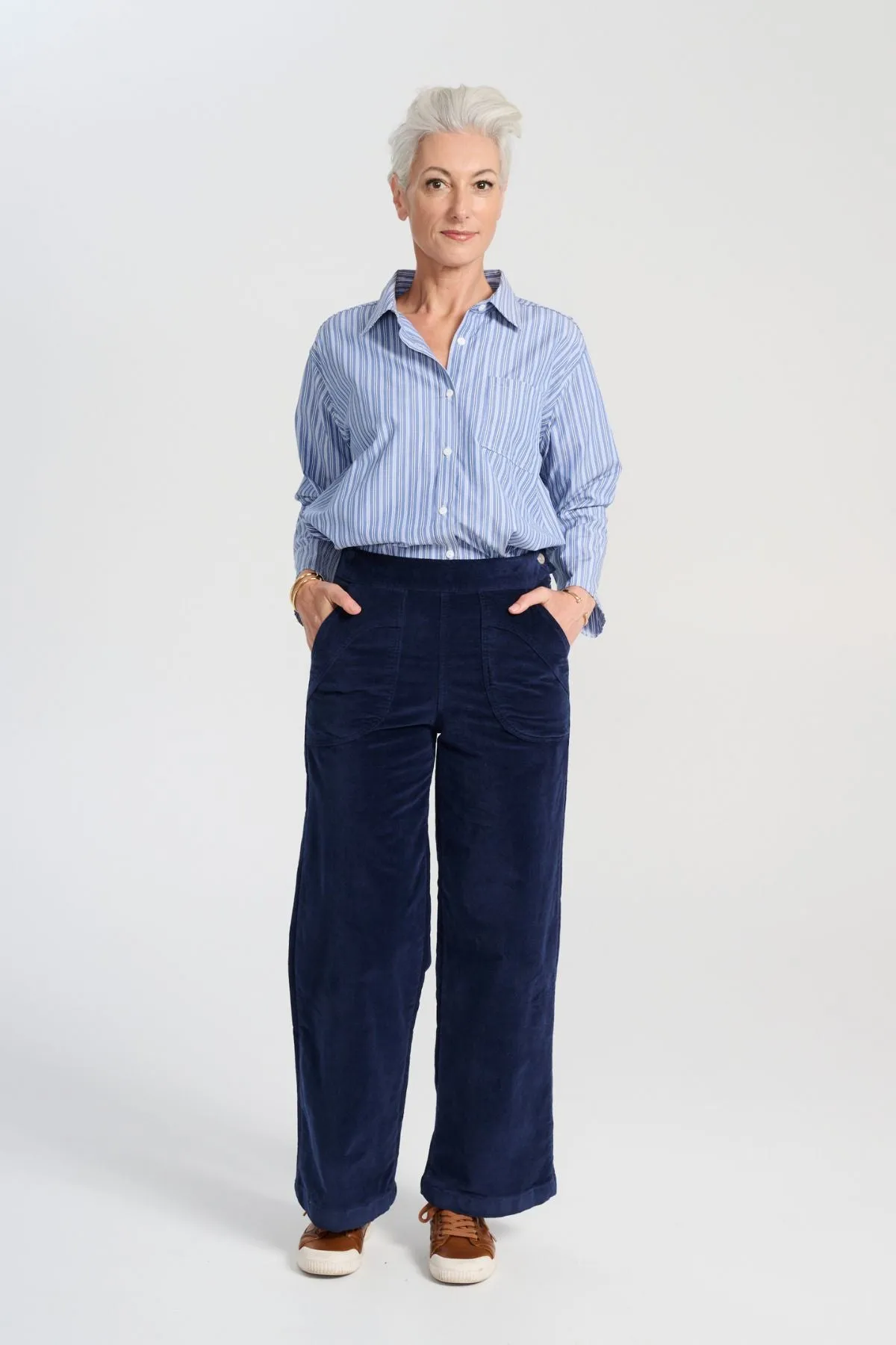 Indra Shirt Ice in Cotton/Tencel