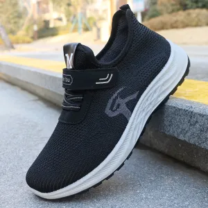 INSTOCK-Men's spring casual breathable fly-knit sports shoes