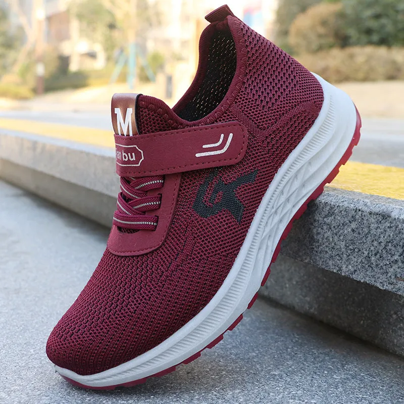 INSTOCK-Men's spring casual breathable fly-knit sports shoes