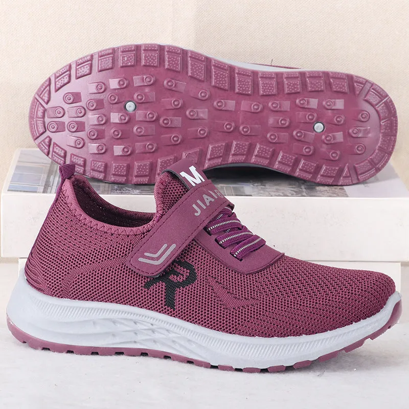INSTOCK-Men's spring casual breathable fly-knit sports shoes