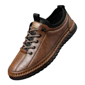 INSTOCK-Spring  casual leather shoes