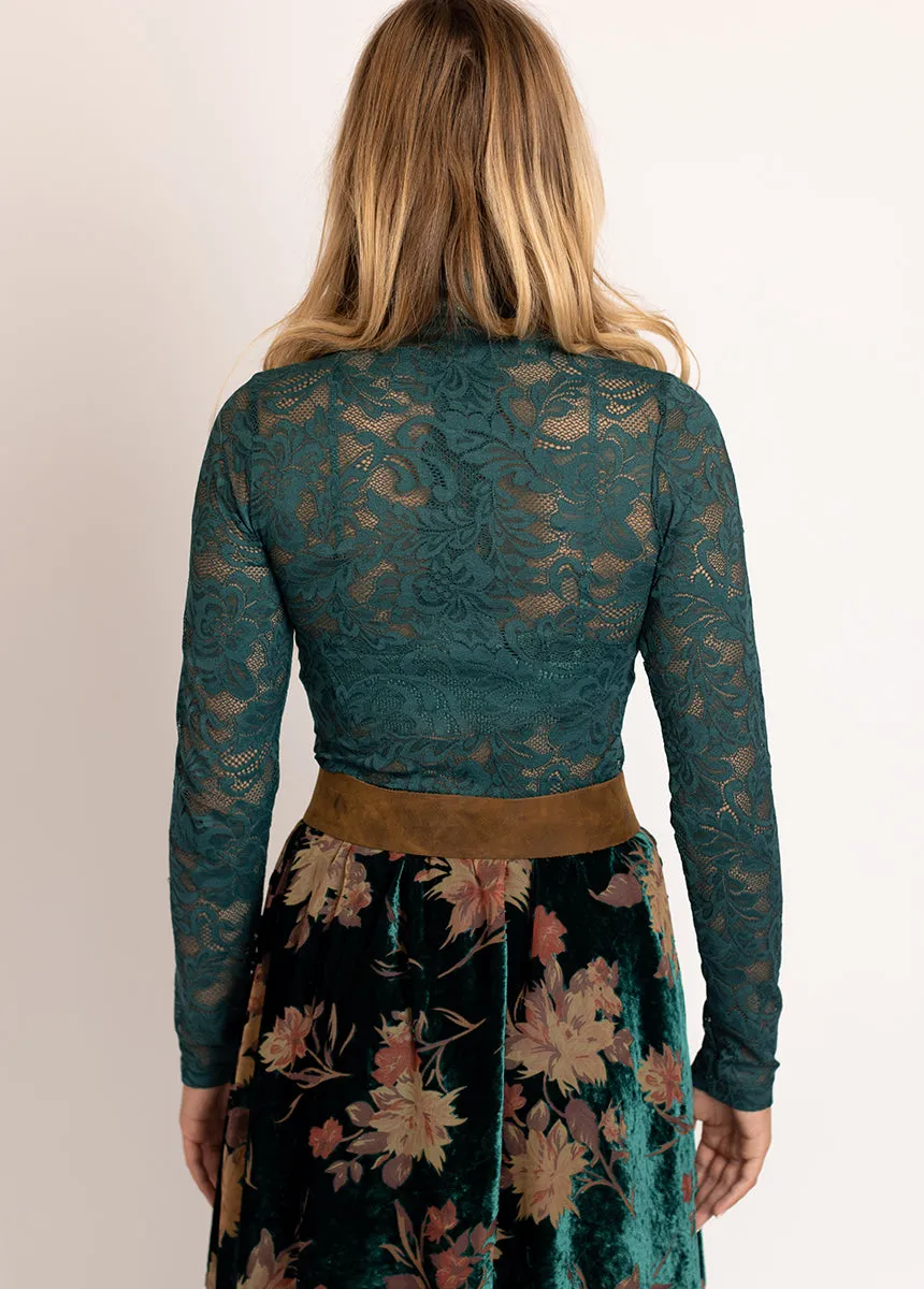 Iris Top in Peacock