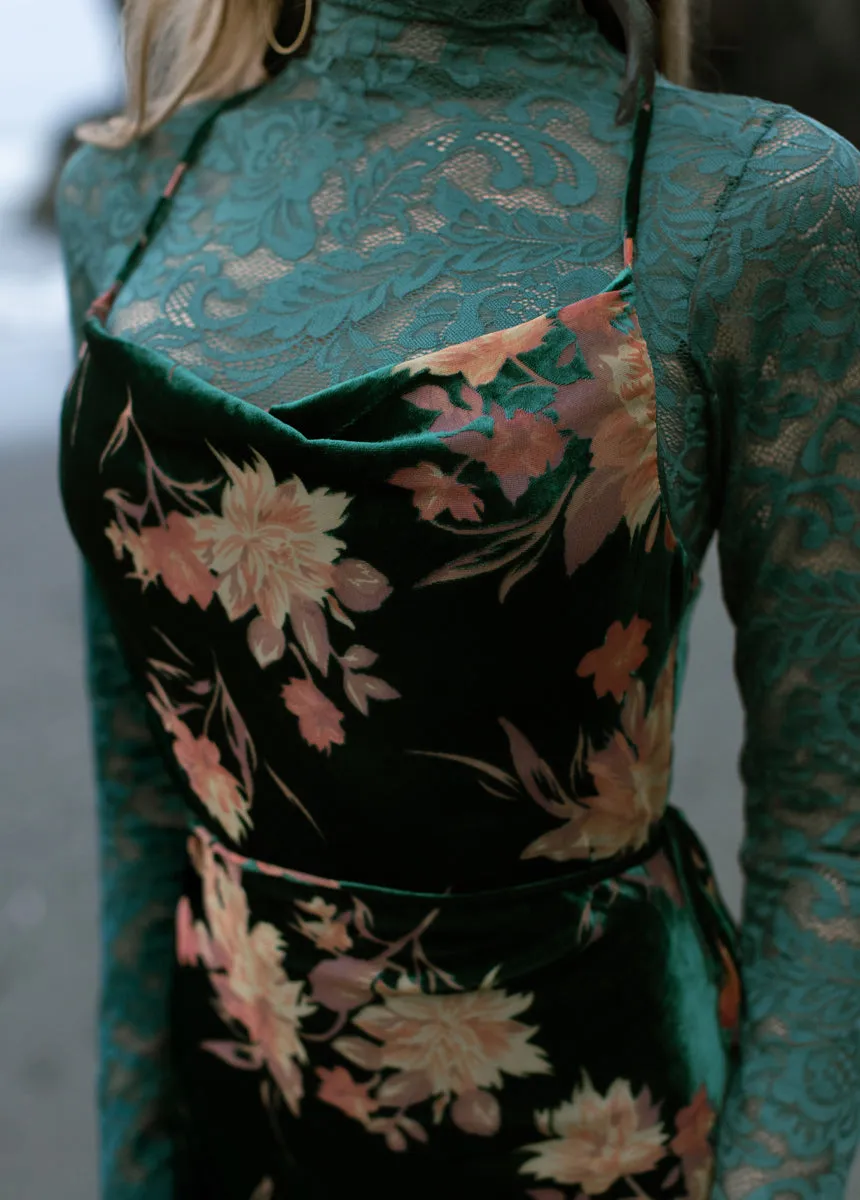 Iris Top in Peacock
