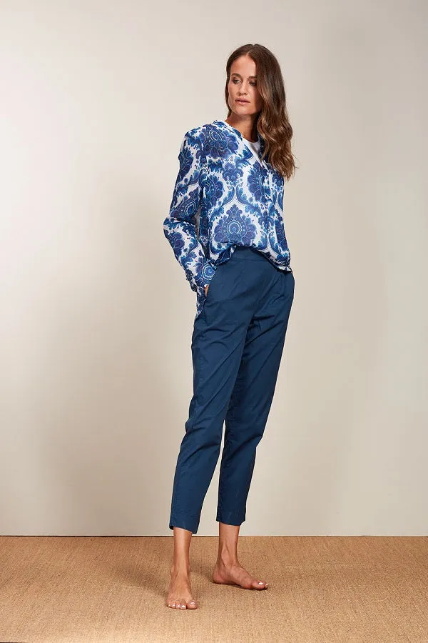 JANICE NEW CASHMERE PRINT BLOUSE