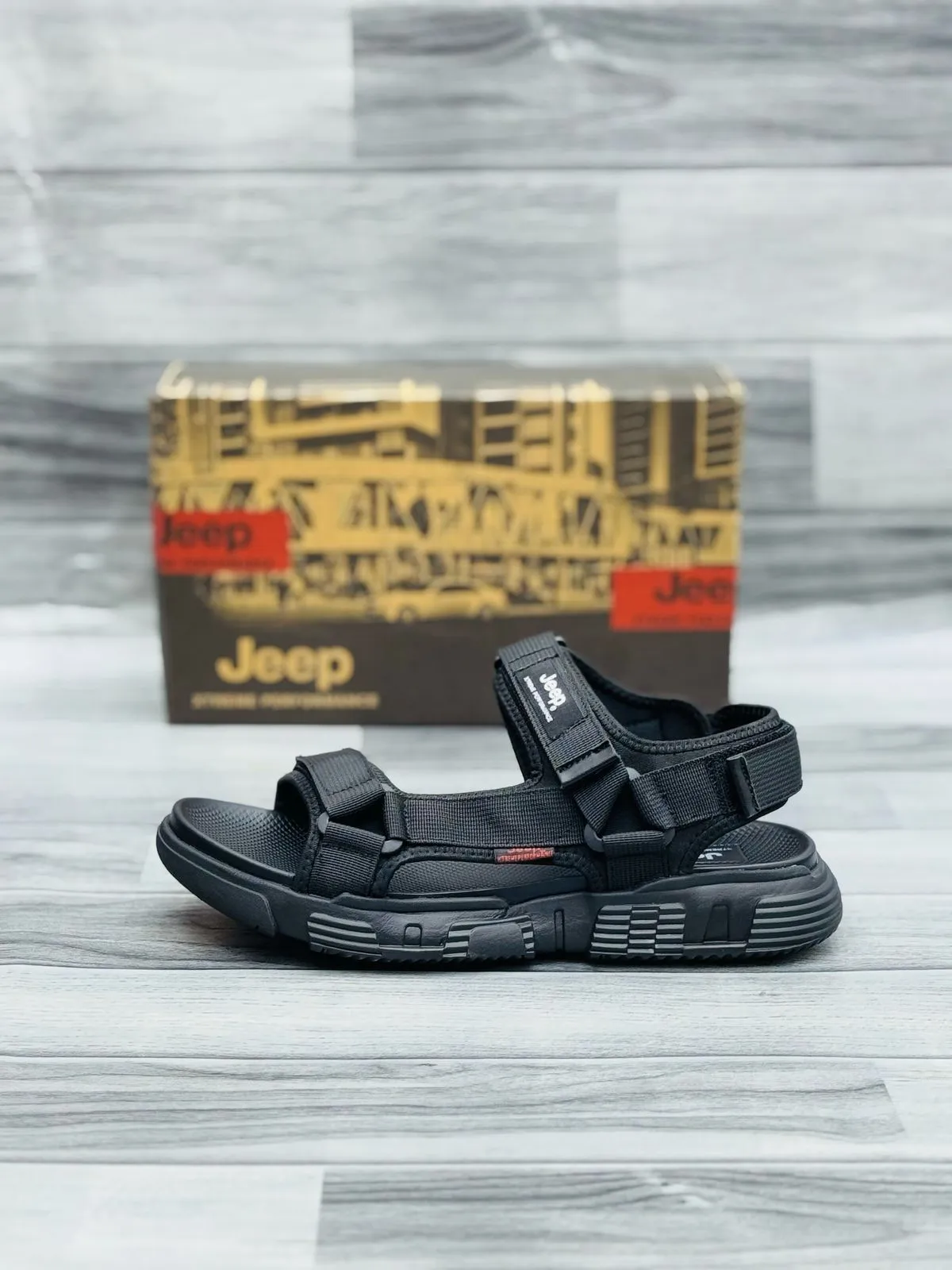 Jeep Tactical Outdoor Sandals – Rugged & Stylish