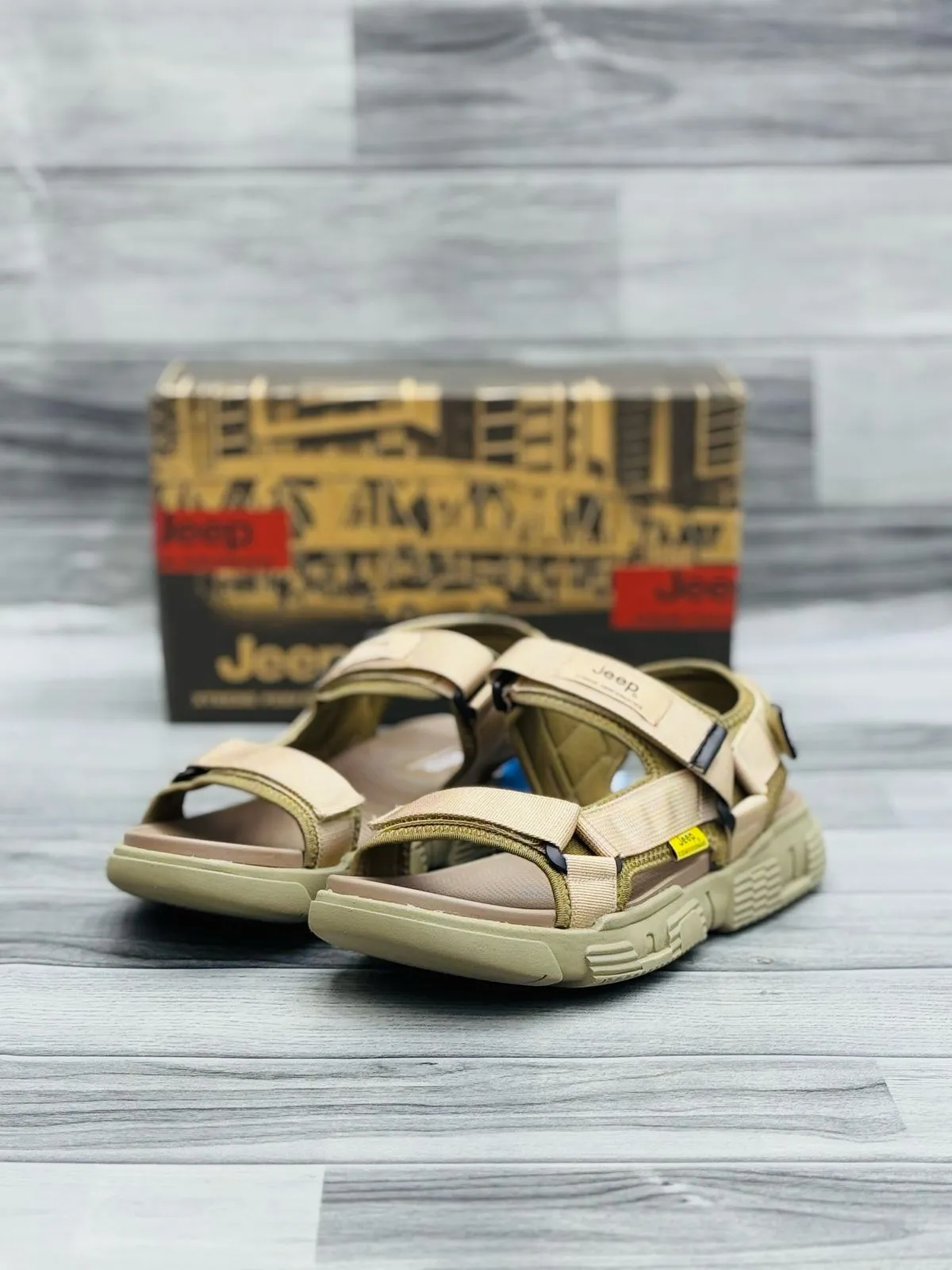 Jeep Tactical Outdoor Sandals – Rugged & Stylish