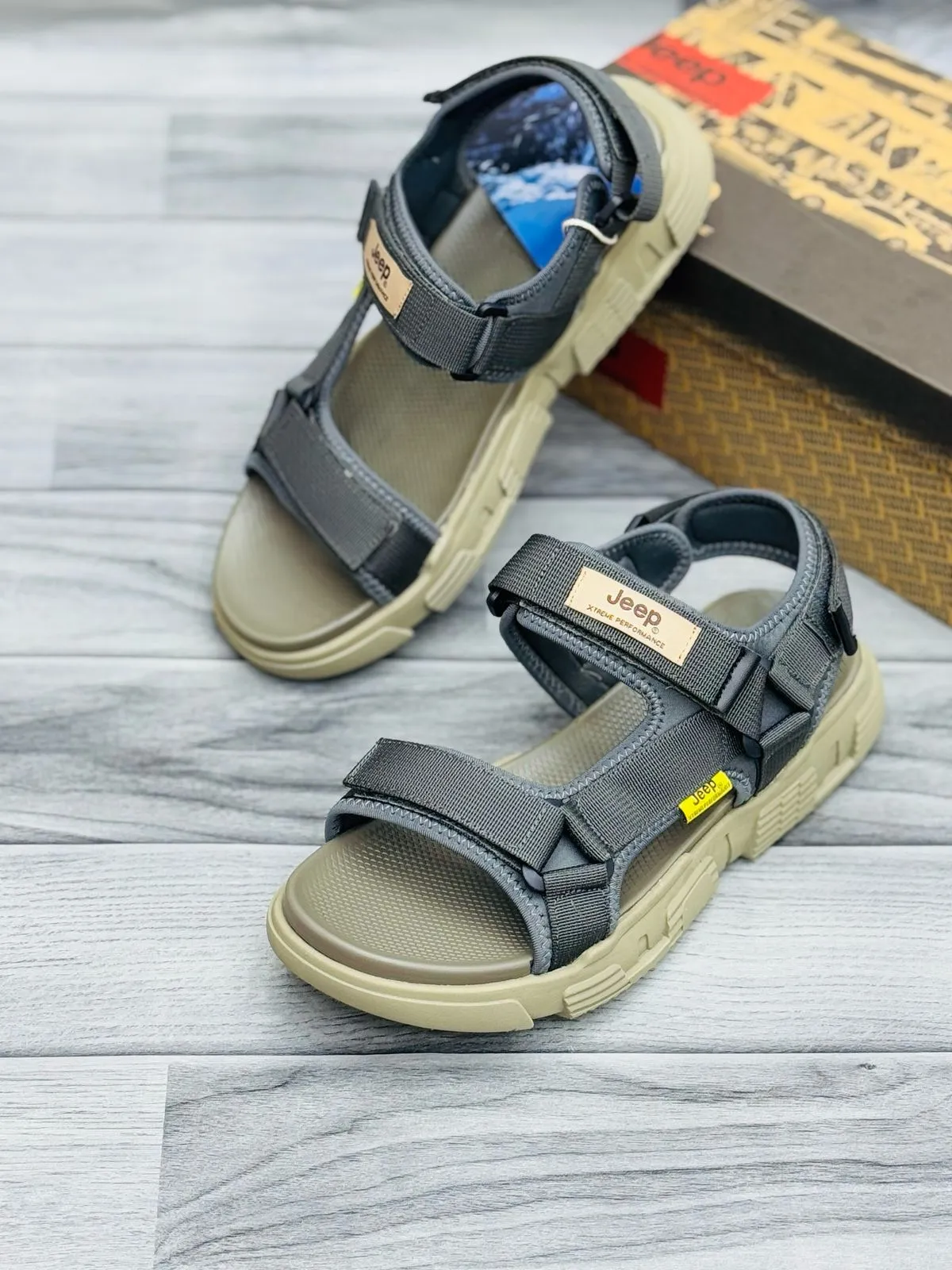 Jeep Tactical Outdoor Sandals – Rugged & Stylish