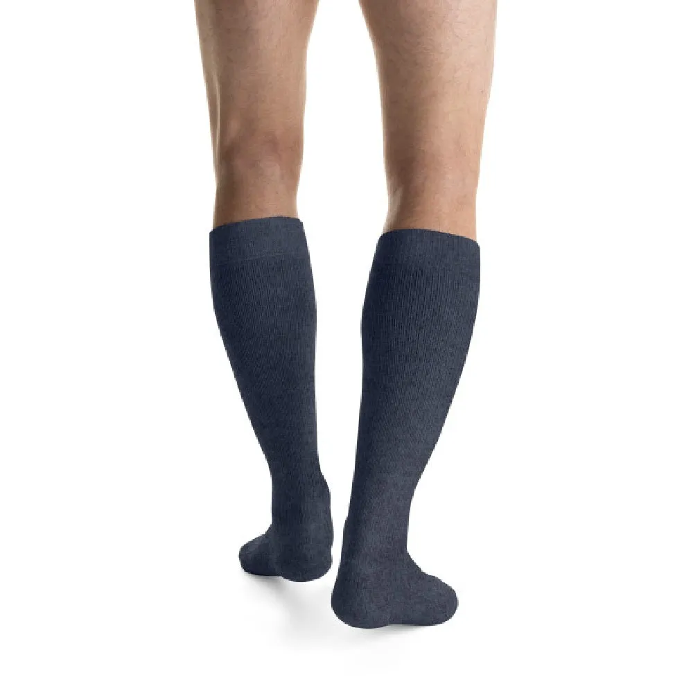 JOBST® ActiveWear Compression Socks, Knee High, Closed Toe, Denim Blue