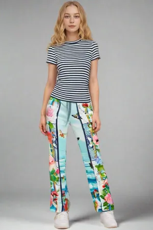 Johnny Was Costa Azul Wrap Pants CSW9921-M Boho Chic