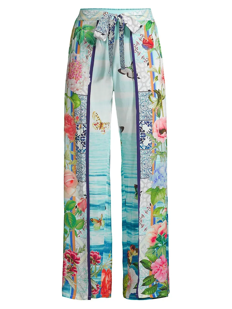 Johnny Was Costa Azul Wrap Pants CSW9921-M Boho Chic