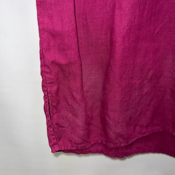 Johnny Was Dress Women’s  Small Pink Embroidered Fiesta Tunic Shift Short Sleeve