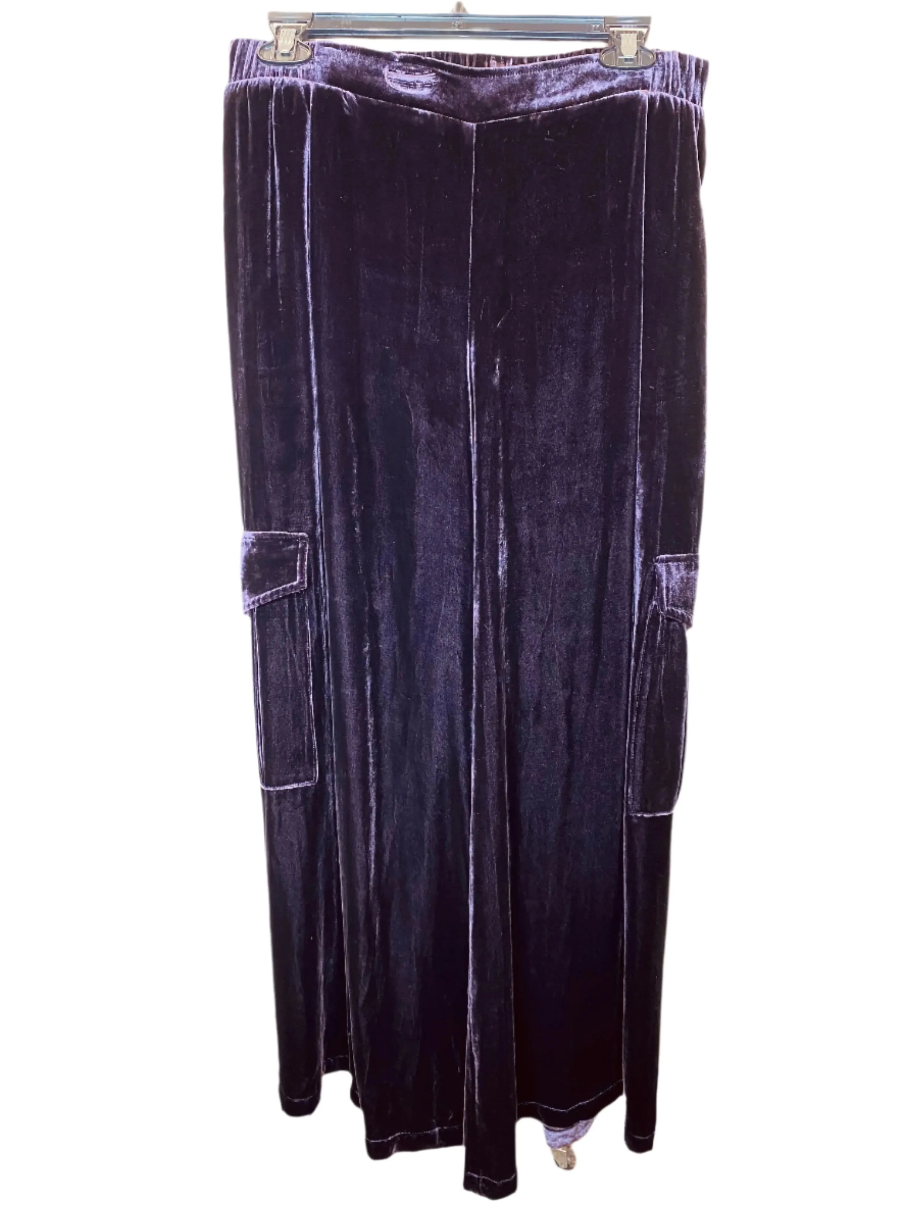Johnny Was Jade Zatima Silk Cargo Pants L65823 Boho Chic *