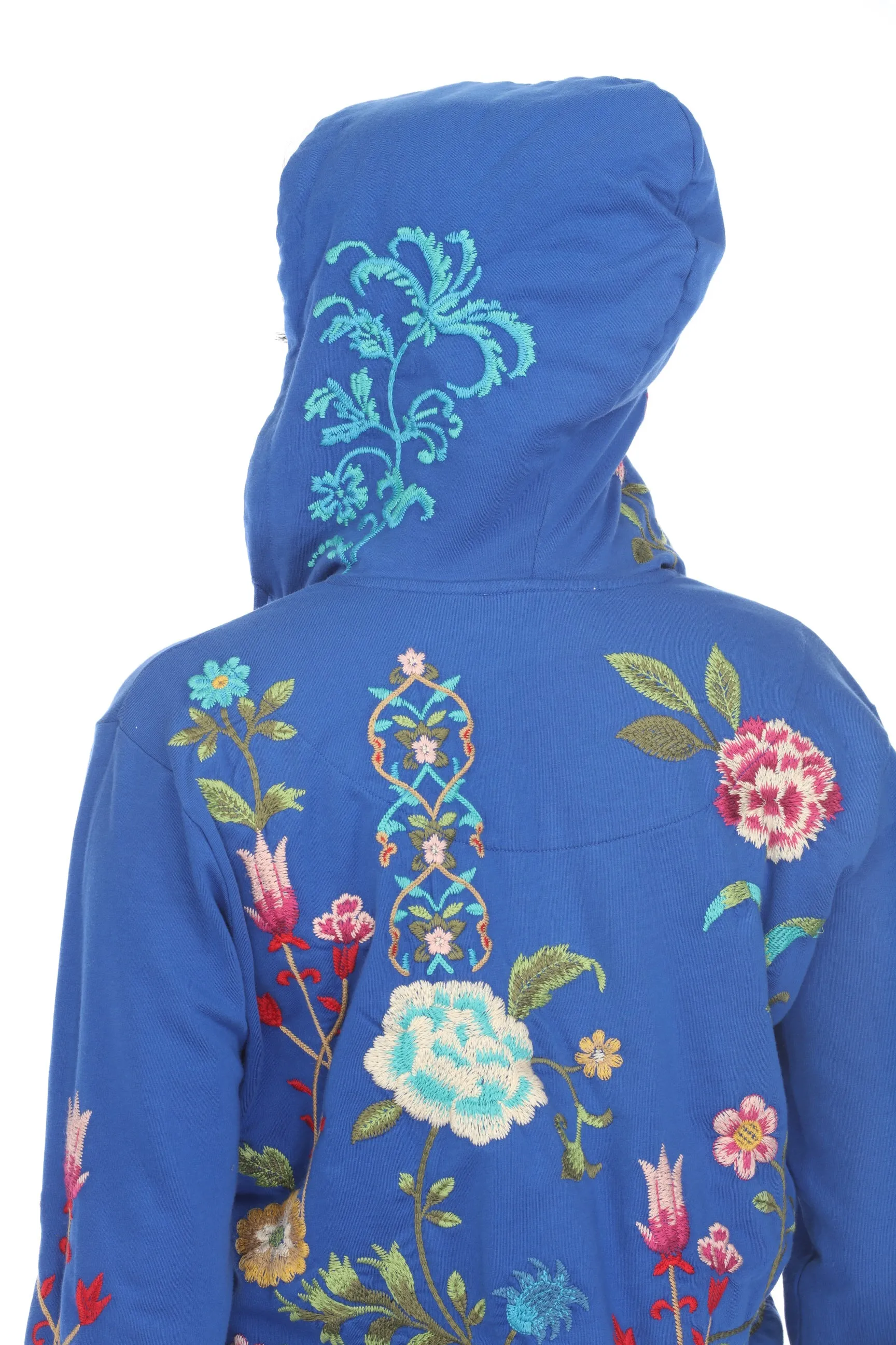 Johnny Was JWLA  Sheri Hooded Pullover Sweatshirt Boho Chic J40424 *