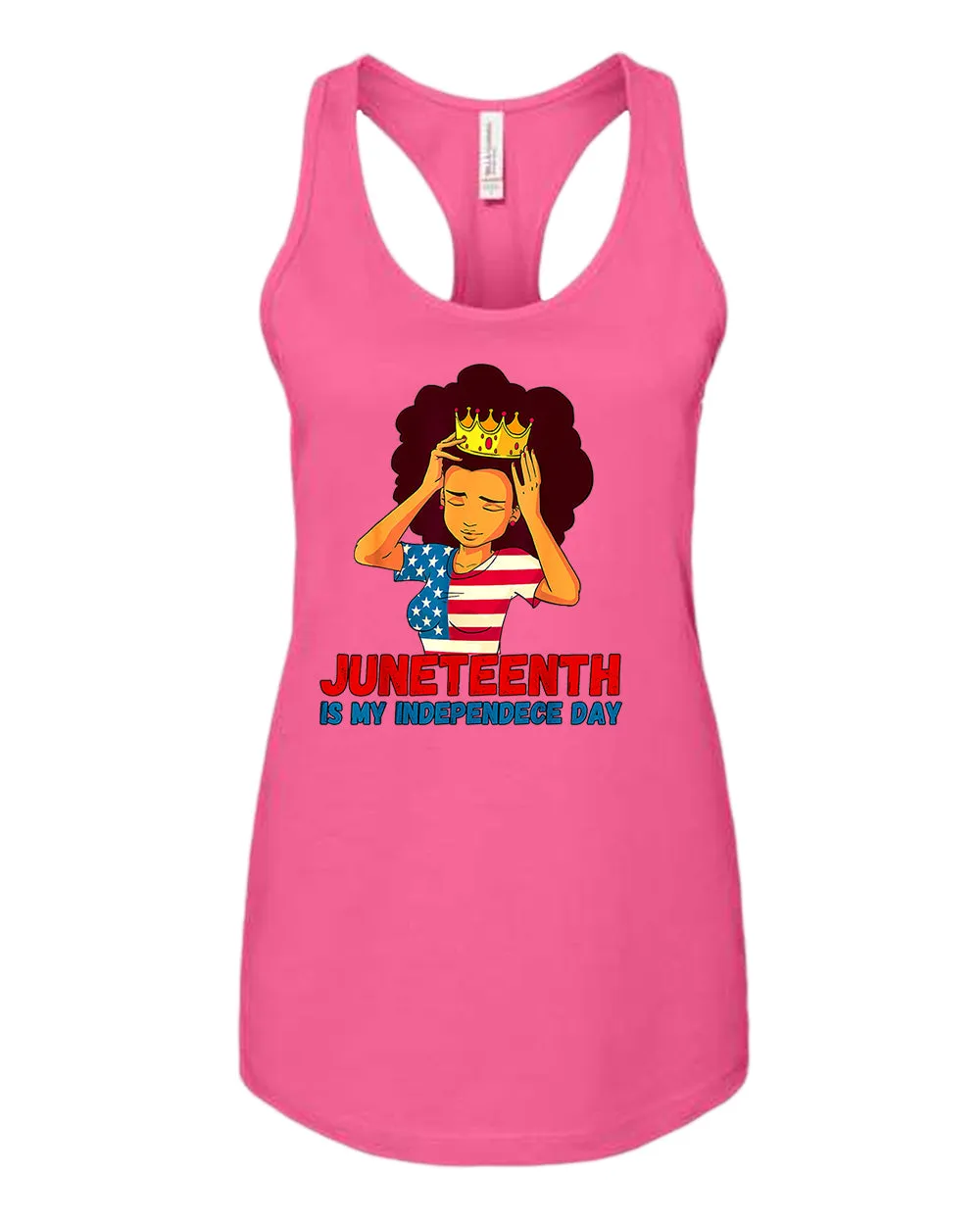 Juneteenth is my independence day women tank top