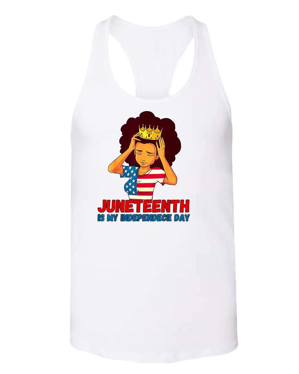Juneteenth is my independence day women tank top