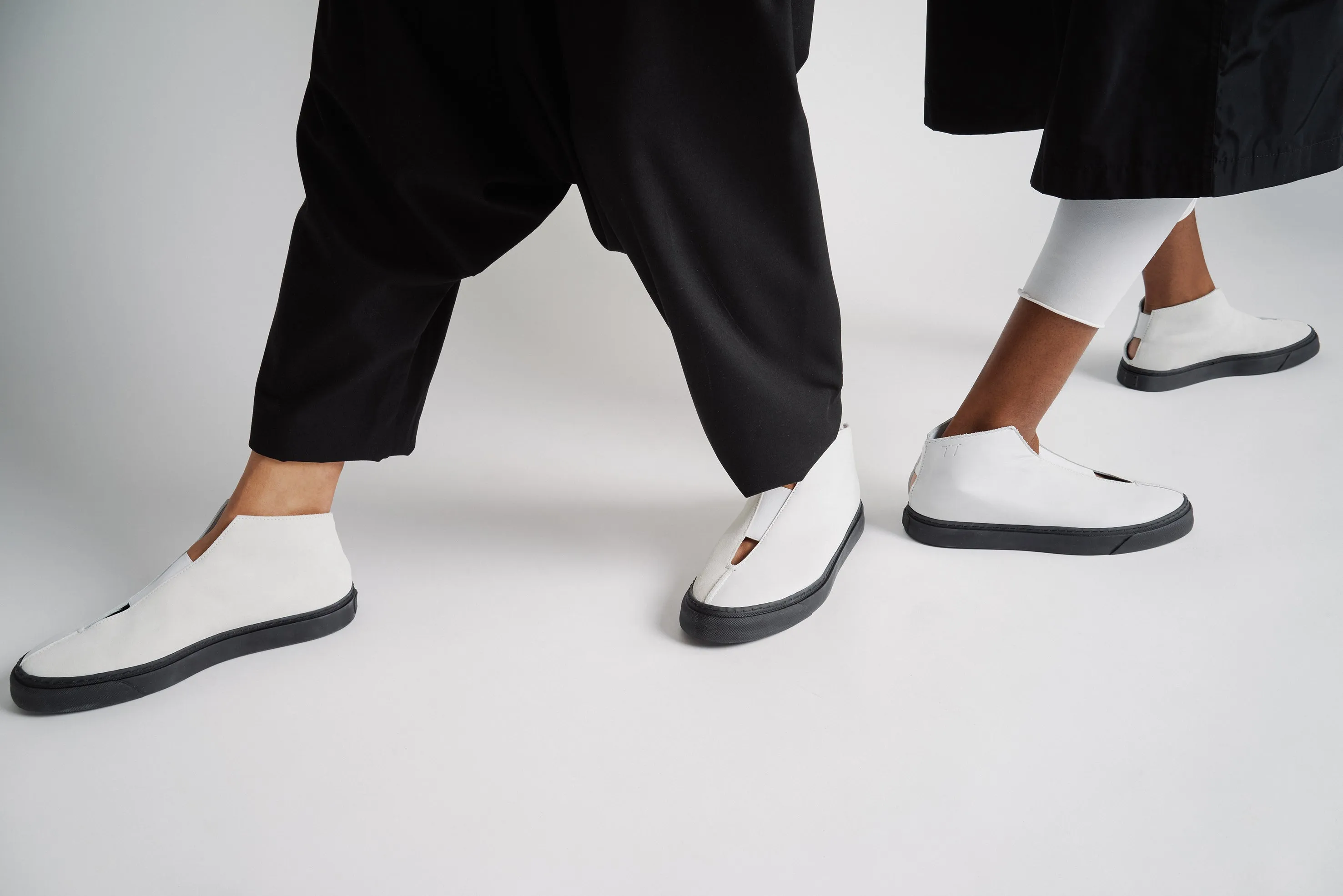 K3 / CHALK / UNISEX LEATHER SNEAKER