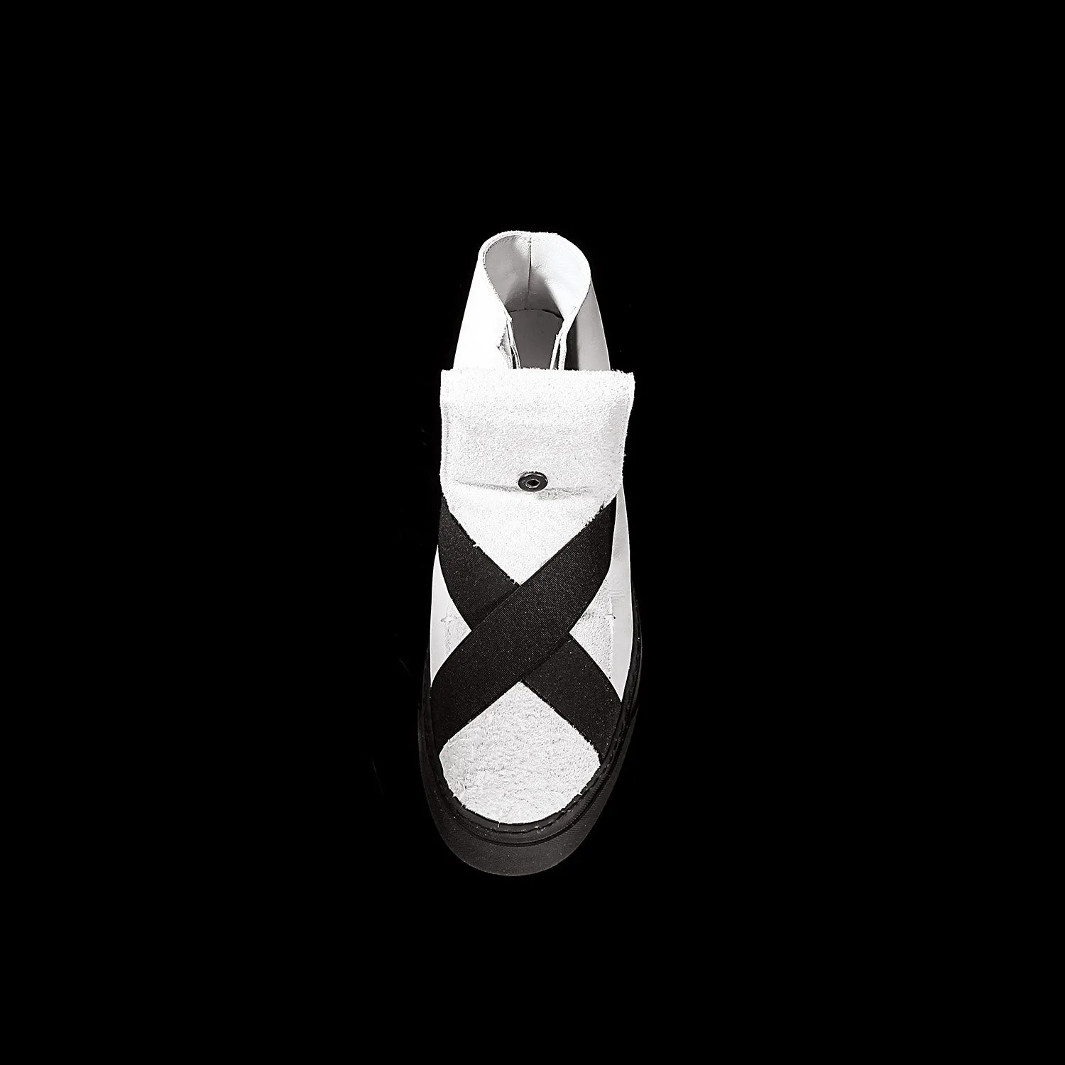 K6 / NEON WHITE / UNISEX LEATHER SNEAKER