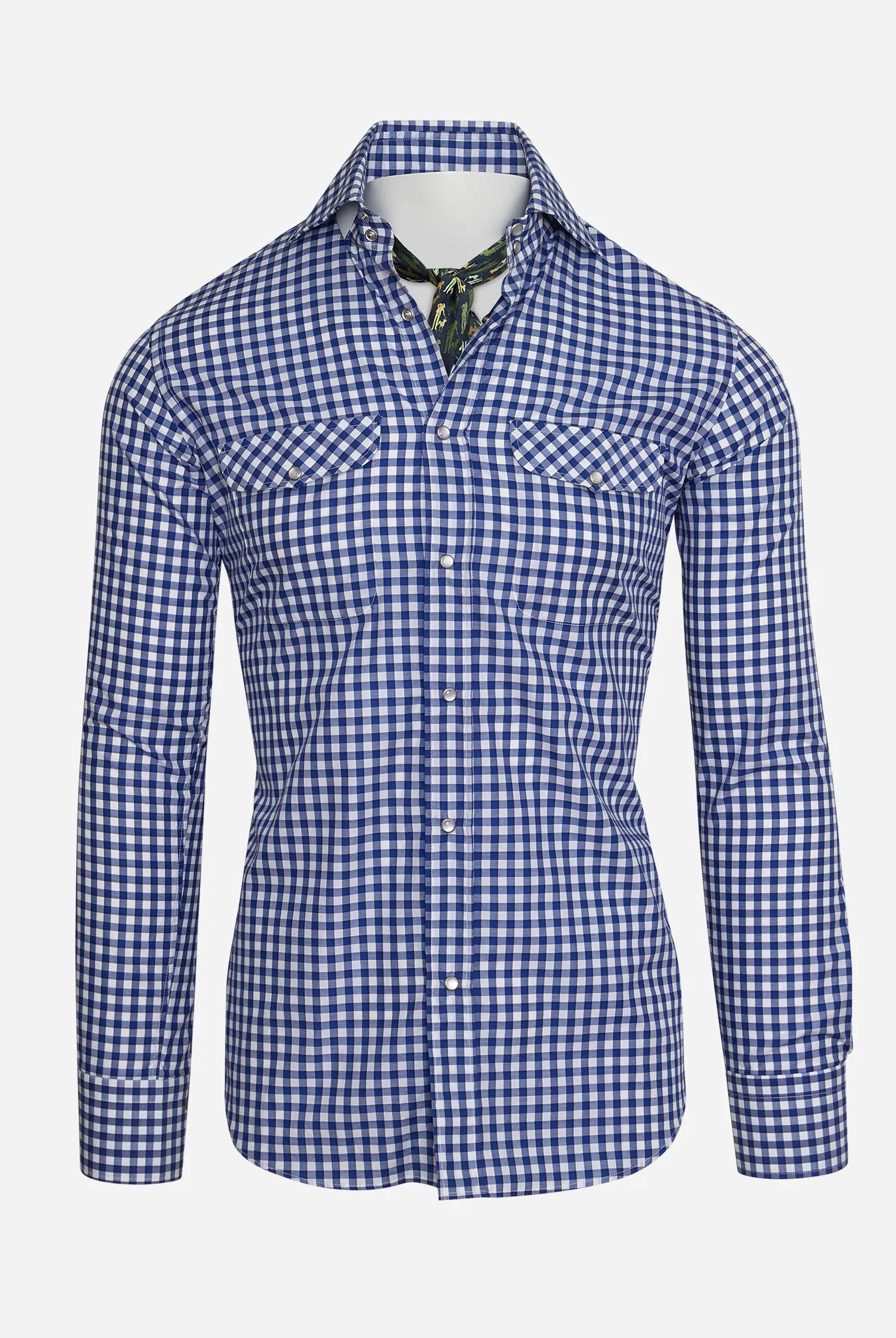 Kacey Shirt in Blue Buffalo Check