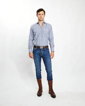 Kacey Shirt in Blue Buffalo Check