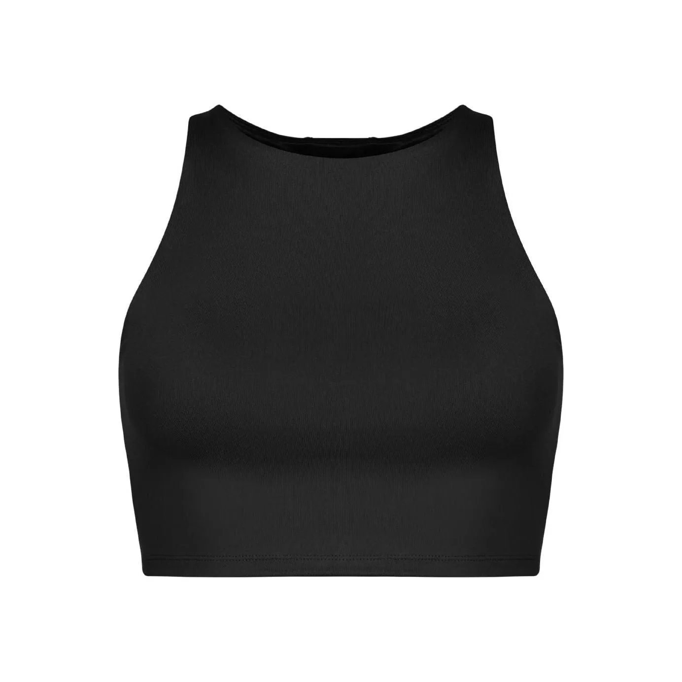 Kay Premium Cropped Top, Black