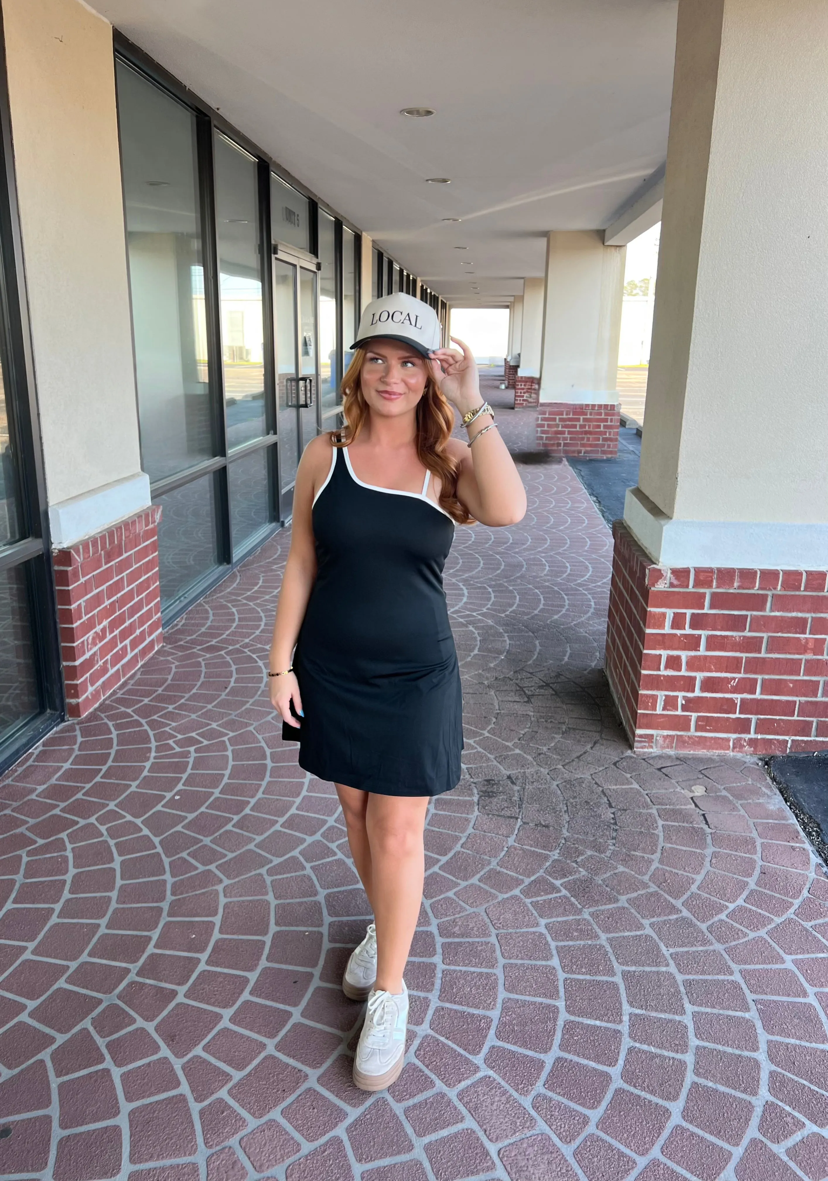 Kelly Activewear Dress- Black
