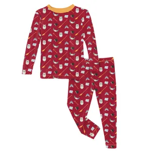 KicKee Pants Pajama Set - Crimson Magical World