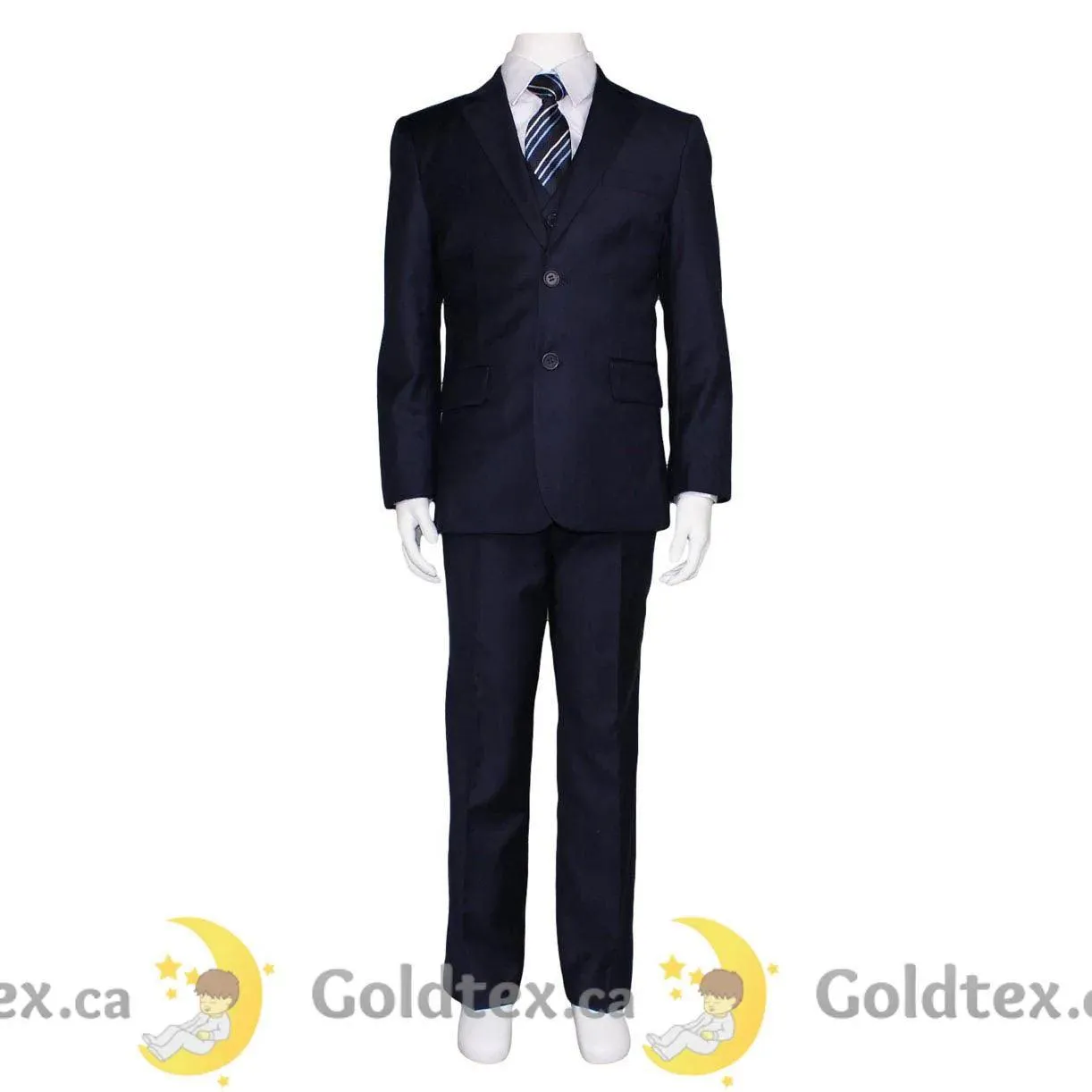 Kids Energy 5 Piece Navy Formal Suit