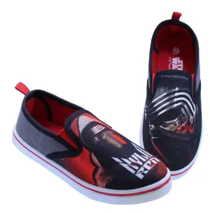 Kids Shoes Star Wars Youth Boys Canvas Slip-on Shoes