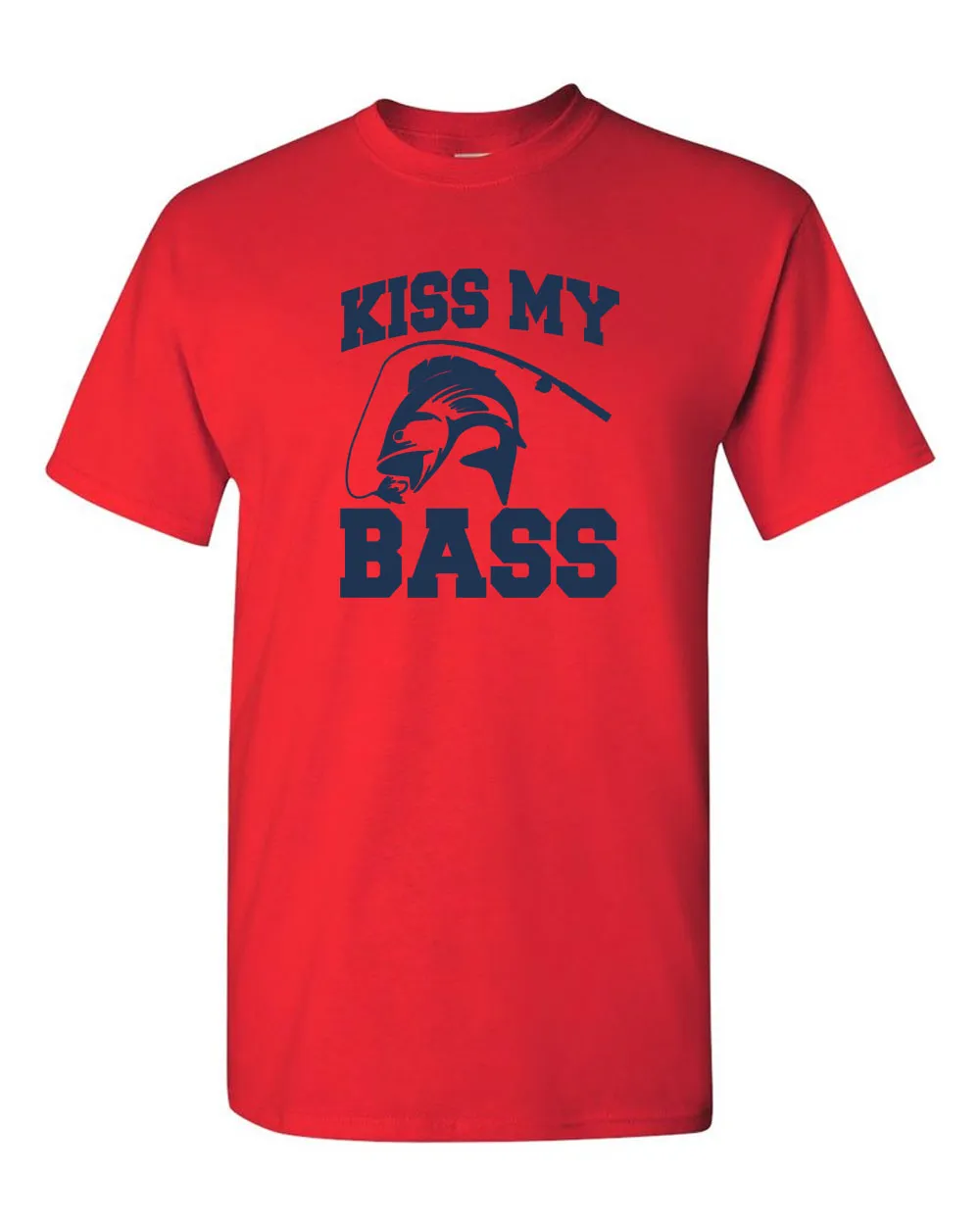 Kiss My BASS, Funny Fishing t-shirt