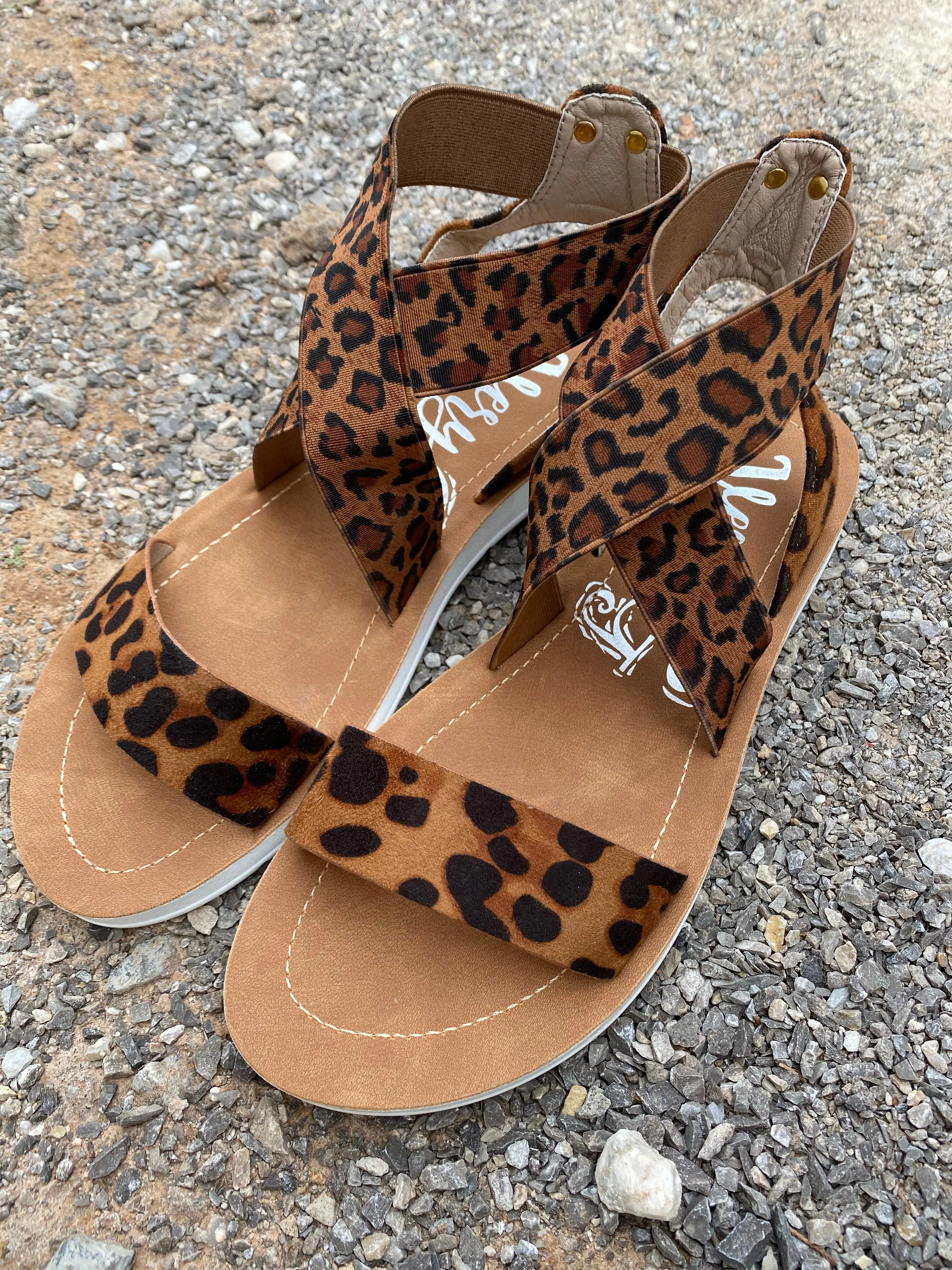 {KJ} Leopard Very G/Gypsy Jazz Slip On Stretchy Sandal- FINAL SALE!