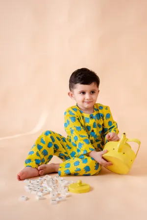 Klingaru Night Suit - Ellies on Yellow