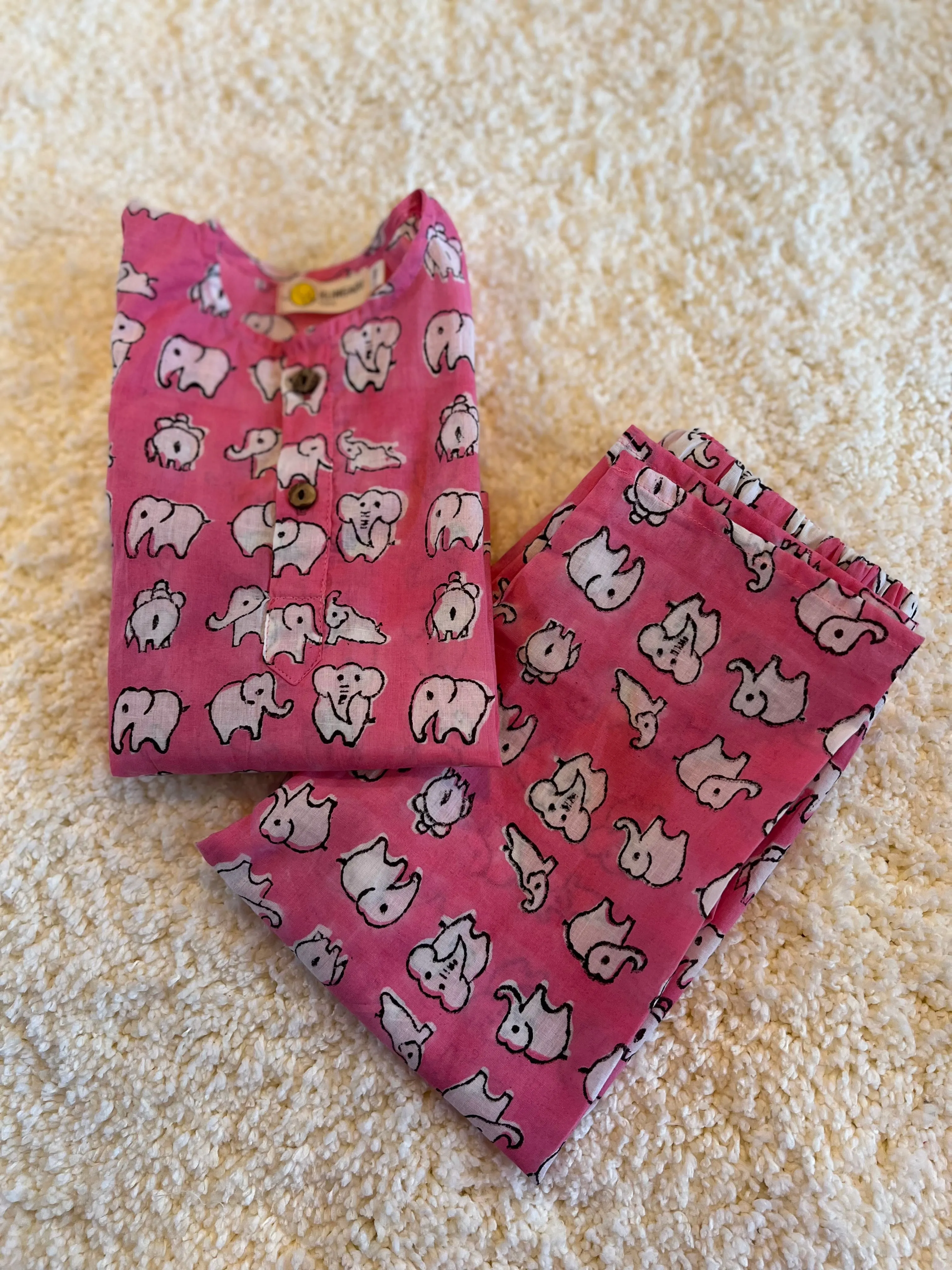 Klingaru Night Suit - Pink Ellie