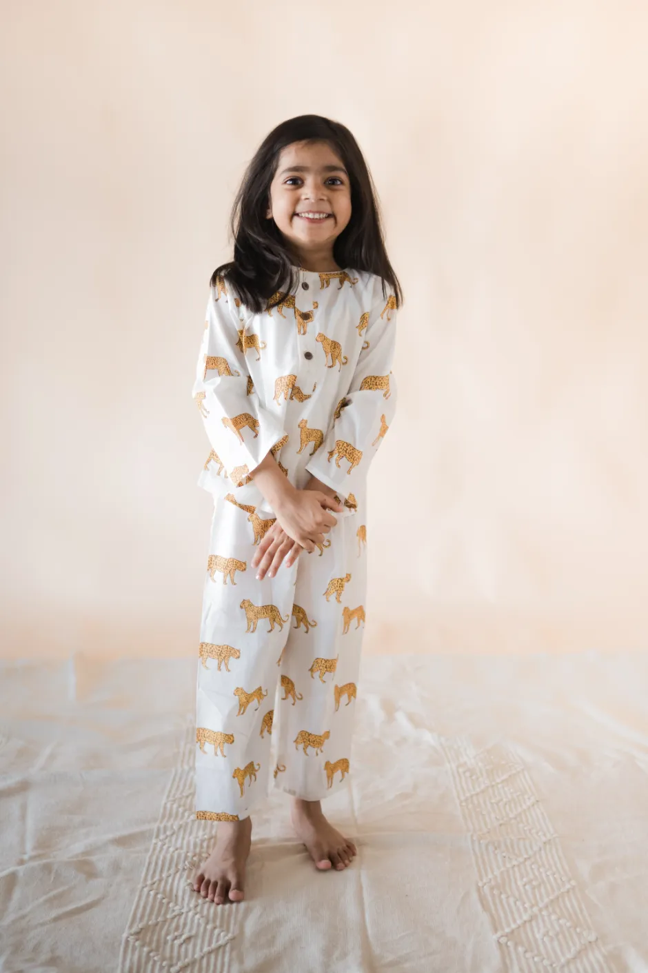 Klingaru Night Suit -  White Cheetah
