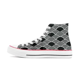 Kuro Nami - Black Wave High Top Shoes