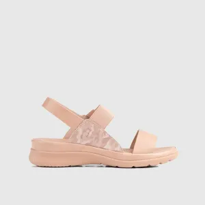 Ladies Strap Sandal Pink 10535