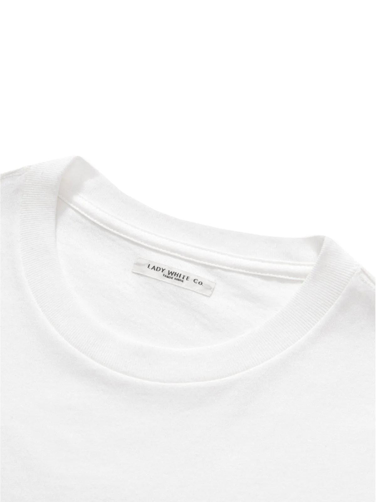 Lady White Co. Lite Basic Jersey White