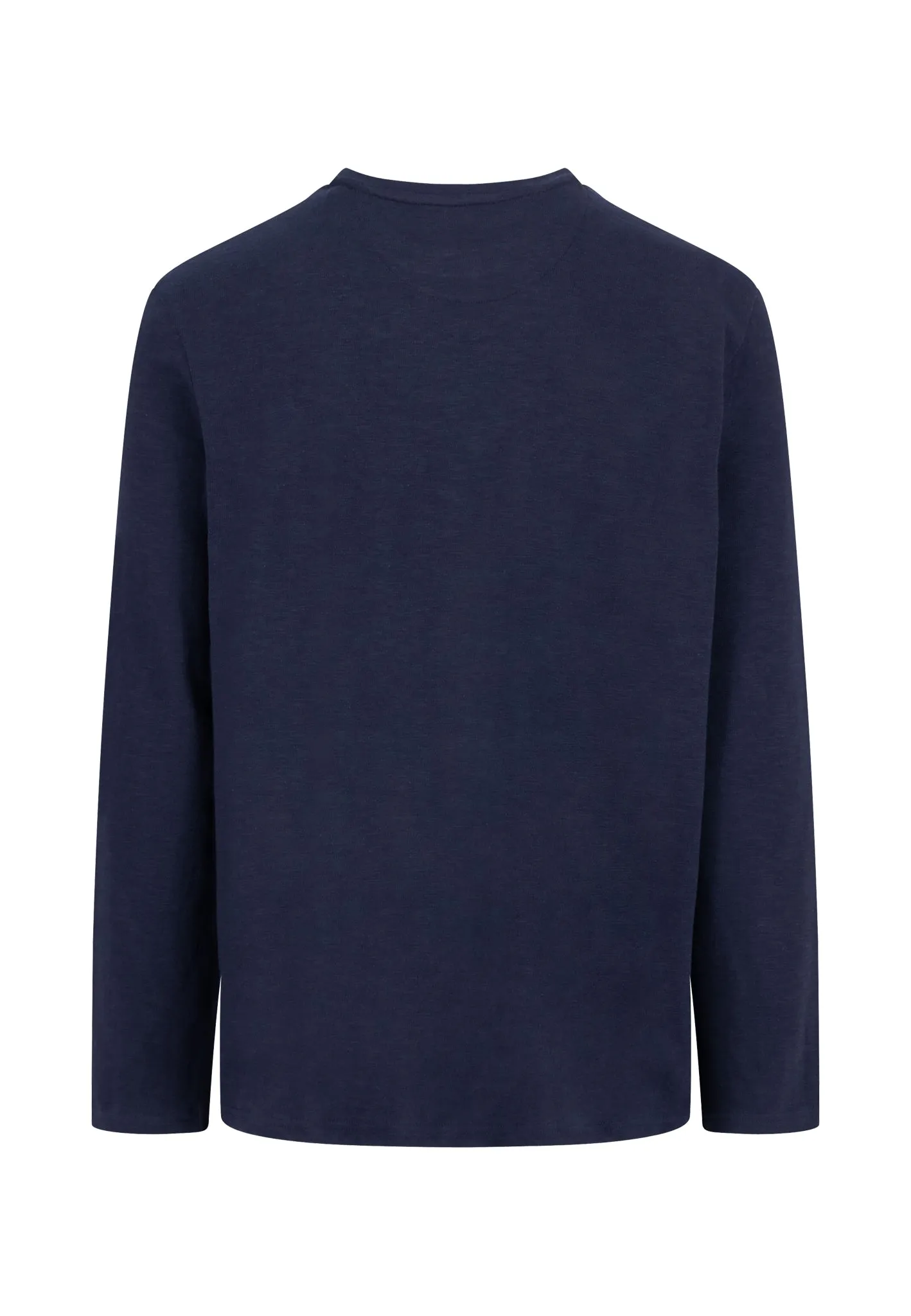 Langarmshirt mit Rundhalsausschnitt und Brusttasche
