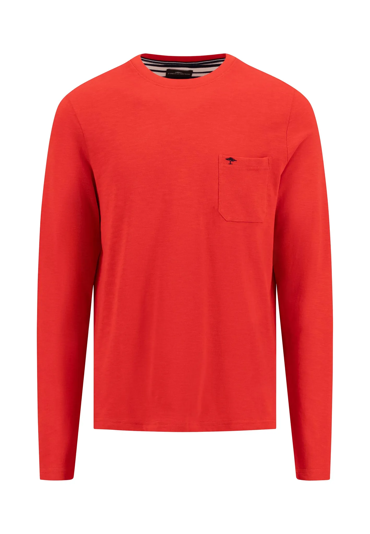 Langarmshirt mit Rundhalsausschnitt und Brusttasche