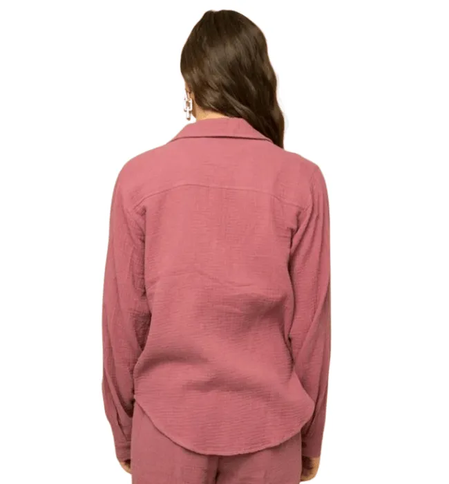 Lenae Button Front Top