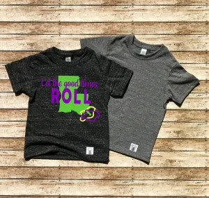 Let The Good Times Roll Shirt - Kids Mardi Gras Shirt
